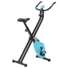 vidaXL Cyclette Magnetica X-Bike con Misurazione del Polso Nero e Blu