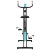 vidaXL Cyclette Magnetica X-Bike con Misurazione del Polso Nero e Blu