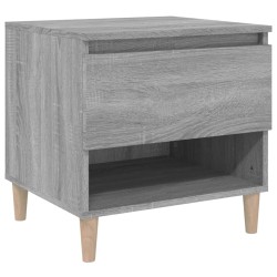 vidaXL Comodino Grigio Sonoma 50x46x50 cm in Legno Ingegnerizzato