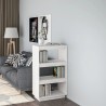 vidaXL Libreria/Divisorio Bianco 60x35x103cm in Legno Massello di Pino