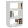 vidaXL Libreria/Divisorio Bianco 60x35x103cm in Legno Massello di Pino