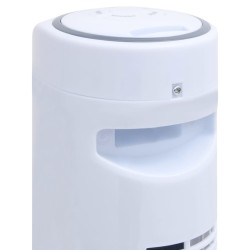 vidaXL Ventilatore a Torre con Telecomando e Timer Φ24x80 cm White