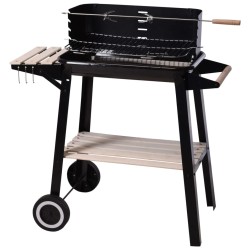 ProGarden Griglia Barbecue a Carbonella 86,5 cm Nera