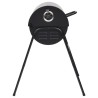 vidaXL Barbecue a Barile 2 Griglie di Cottura Nero 80x95x90 cm Acciaio