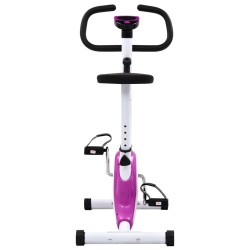 vidaXL Cyclette Ellittica con Cinghia di Resistenza Viola