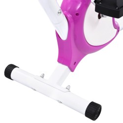 vidaXL Cyclette Ellittica con Cinghia di Resistenza Viola