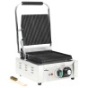 vidaXL Griglia per Panini Scanalata in Acciaio Inox 1800W 31x30,5x20cm