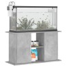 vidaXL Supporto Acquario 101x41x58 cm Legno ingegnerizzato Grigio Cemento