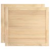 vidaXL Ante a Lamelle 2 pz in Legno Massello di Pino 39,5x49,4cm