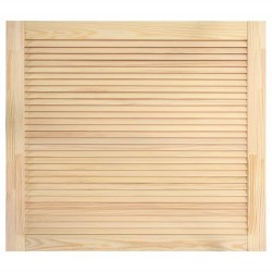 vidaXL Ante a Lamelle 2 pz in Legno Massello di Pino 39,5x49,4cm