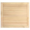 vidaXL Ante a Lamelle 2 pz in Legno Massello di Pino 39,5x49,4cm