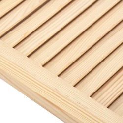 vidaXL Ante a Lamelle 2 pz in Legno Massello di Pino 39,5x49,4cm