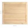 vidaXL Ante a Lamelle 2 pz in Legno Massello di Pino 39,5x49,4cm