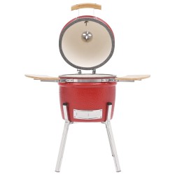 vidaXL Griglia Barbecue Kamado Affumicatore in Ceramica 81 cm