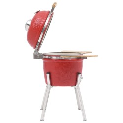 vidaXL Griglia Barbecue Kamado Affumicatore in Ceramica 81 cm