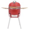 vidaXL Griglia Barbecue Kamado Affumicatore in Ceramica 81 cm