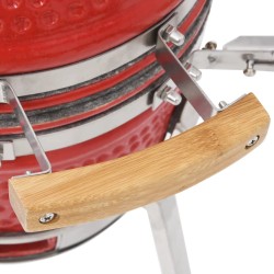 vidaXL Griglia Barbecue Kamado Affumicatore in Ceramica 81 cm