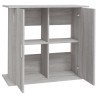 vidaXL Supporto Acquario 81x36x73cm in Legno ingegnerizzato Grigio Sonoma