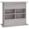 vidaXL Supporto Acquario 81x36x73cm in Legno ingegnerizzato Grigio Sonoma