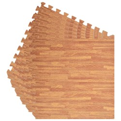 vidaXL Tappetino a Incastro 6 pz Venature Legno 2,16 ㎡ Schiuma EVA