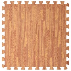 vidaXL Tappetino a Incastro 6 pz Venature Legno 2,16 ㎡ Schiuma EVA