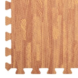 vidaXL Tappetino a Incastro 6 pz Venature Legno 2,16 ㎡ Schiuma EVA