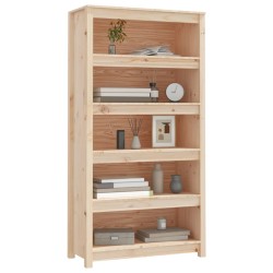 vidaXL Libreria 80x35x154 cm in Legno Massello di Pino