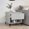 vidaXL Tavolino Grigio Cemento 50x46x50 cm in Legno Ingegnerizzato