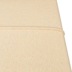 Pannelli Murali 12 pz Crema 30x30 cm in Tessuto 1,08 m²