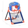 vidaXL Set da Basket per Bambini Multifunzione da Pavimento e Parete