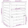 vidaXL Compostiera 63,5x63,5x77,5 cm in Legno Massello di Douglas