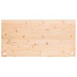 vidaXL Piano Scrivania 100x50x2,5 cm in Legno Massello di Pino