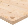 vidaXL Piano Scrivania 100x50x2,5 cm in Legno Massello di Pino