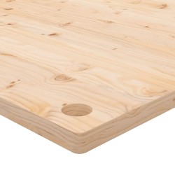 vidaXL Piano Scrivania 110x55x2,5 cm in Legno Massello di Pino