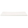 vidaXL Piano Scrivania Bianco 110x55x2,5 cm in Legno Massello di Pino