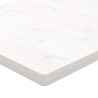 vidaXL Piano Scrivania Bianco 110x55x2,5 cm in Legno Massello di Pino