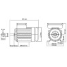 vidaXL Motore Elettrico Monofase Alluminio 1,5kW/2HP 2 Poli 2800 RPM