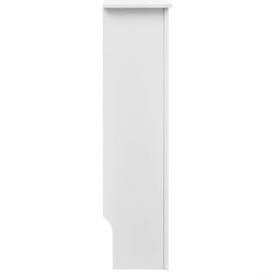 vidaXL Copritermosifoni 2 pz in MDF 172 cm Bianco 