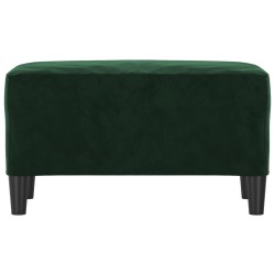 vidaXL Panca Verde Scuro 70x35x41 cm in Velluto