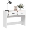 vidaXL Tavolino Consolle Bianco 100x39x75 cm in Legno Ingegnerizzato