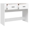 vidaXL Tavolino Consolle Bianco 100x39x75 cm in Legno Ingegnerizzato