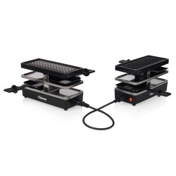 Tristar Griglia Raclette per 2 Persone RA-2741 400 W 23,8x10,4 cm Nera