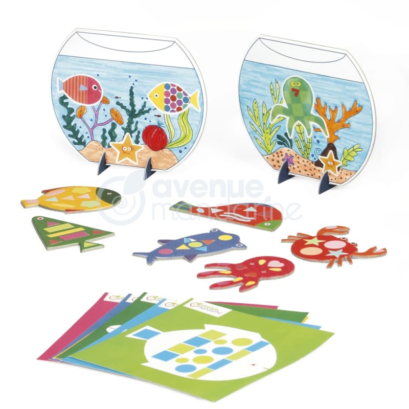 Avenue Mandarine Cofanetto Creativo Aquarium Stickers