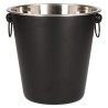 Excellent Houseware Set da Bar 4 pz in Acciaio Inox Nero Opaco