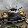 Livoo Set da Raclette, Grill e Fonduta 3 in 1 per 8 Persone 1900 W