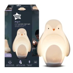 Tommee Tippee Lampada Notturna per Bambini 2 in 1 Penguin Ricaricabile