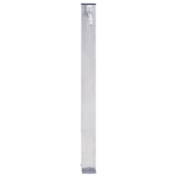 vidaXL Colonna d'Acqua da Giardino 100 cm Acciaio Inox Quadrato