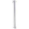 vidaXL Colonna d'Acqua da Giardino 60 cm Acciaio Inox Rotonda