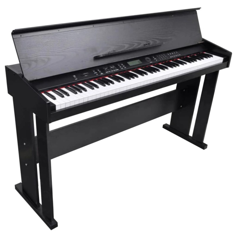 vidaXL Pianoforte Classico Digitale Elettronico con 88 Tasti e Leggio  