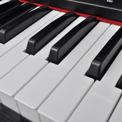 vidaXL Pianoforte Classico Digitale Elettronico con 88 Tasti e Leggio  